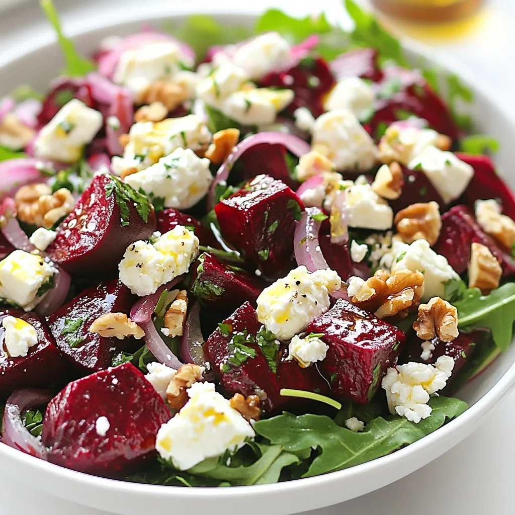 Easy Beet Feta Salad Fresh and Flavorful Delight