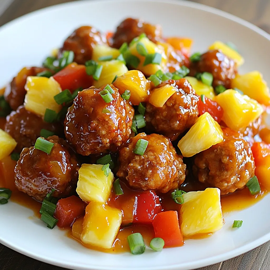 Sweet &#038; Sour Meatballs Flavorful and Easy Recipe