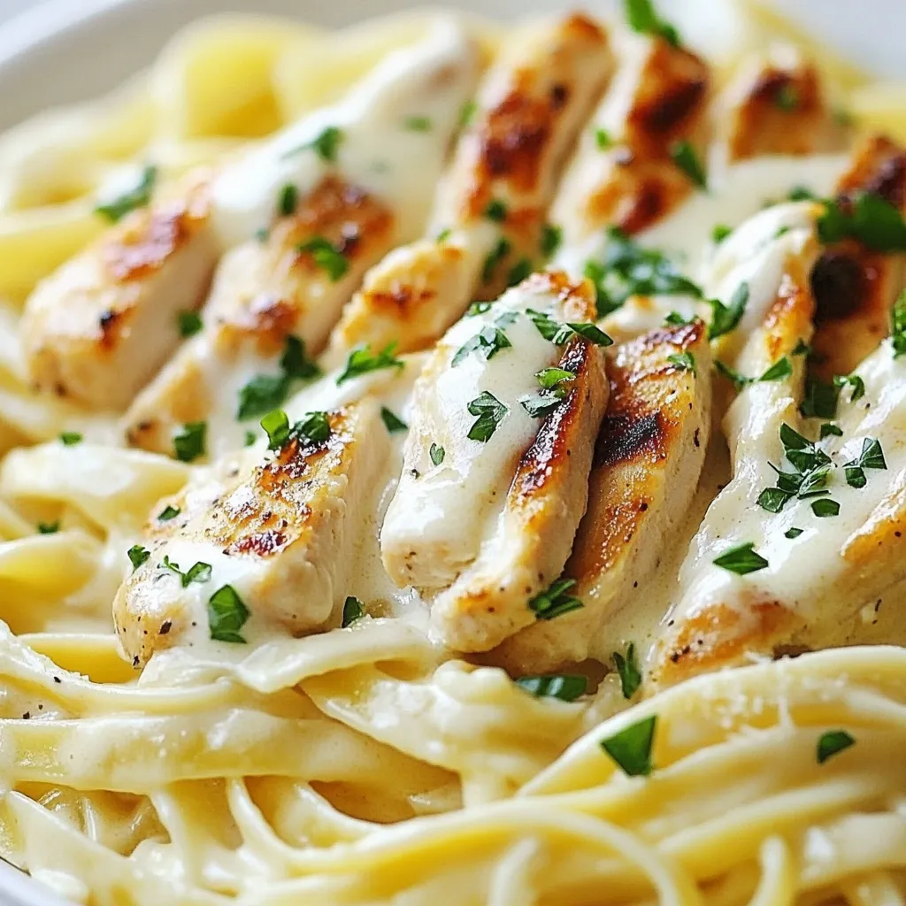 Classic Chicken Alfredo Pasta Creamy and Simple Recipe