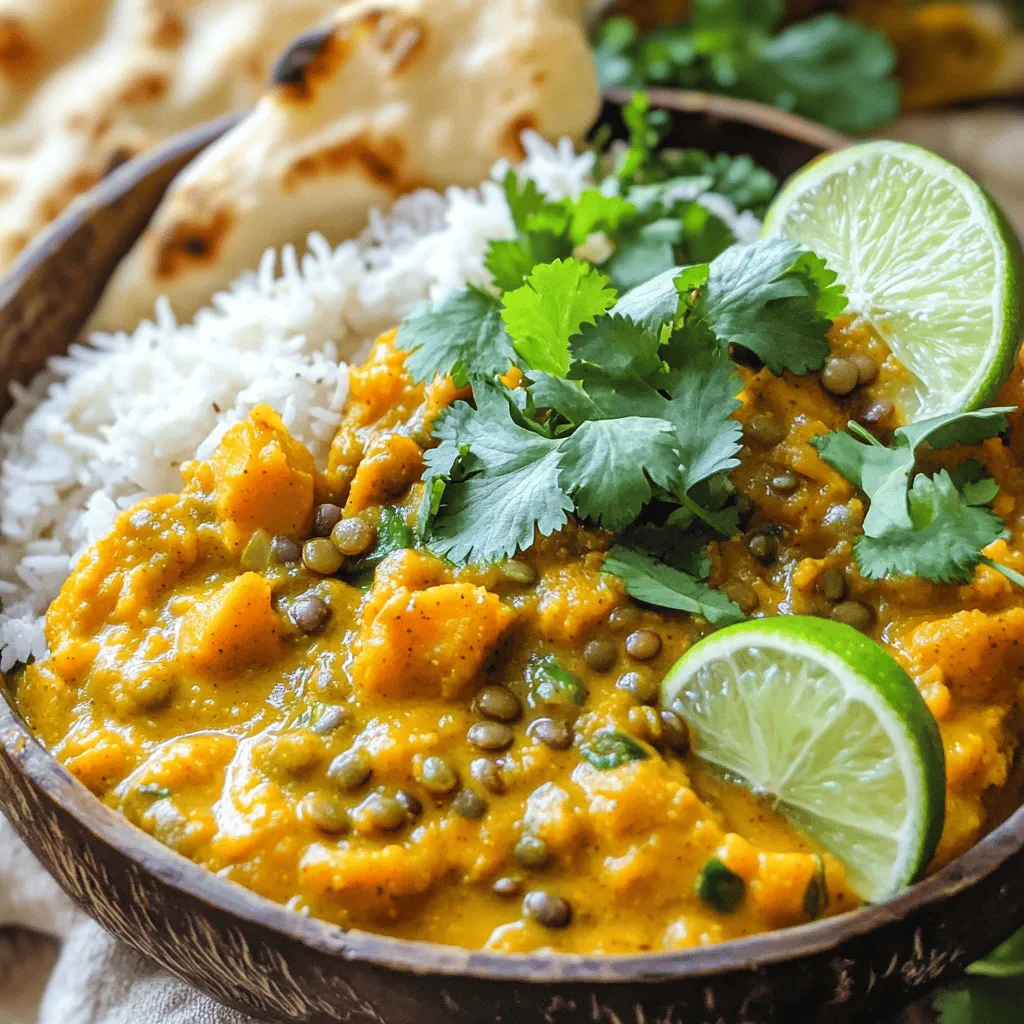 Slow Cooker Pumpkin Lentil Curry with Coconut Milk Delight
