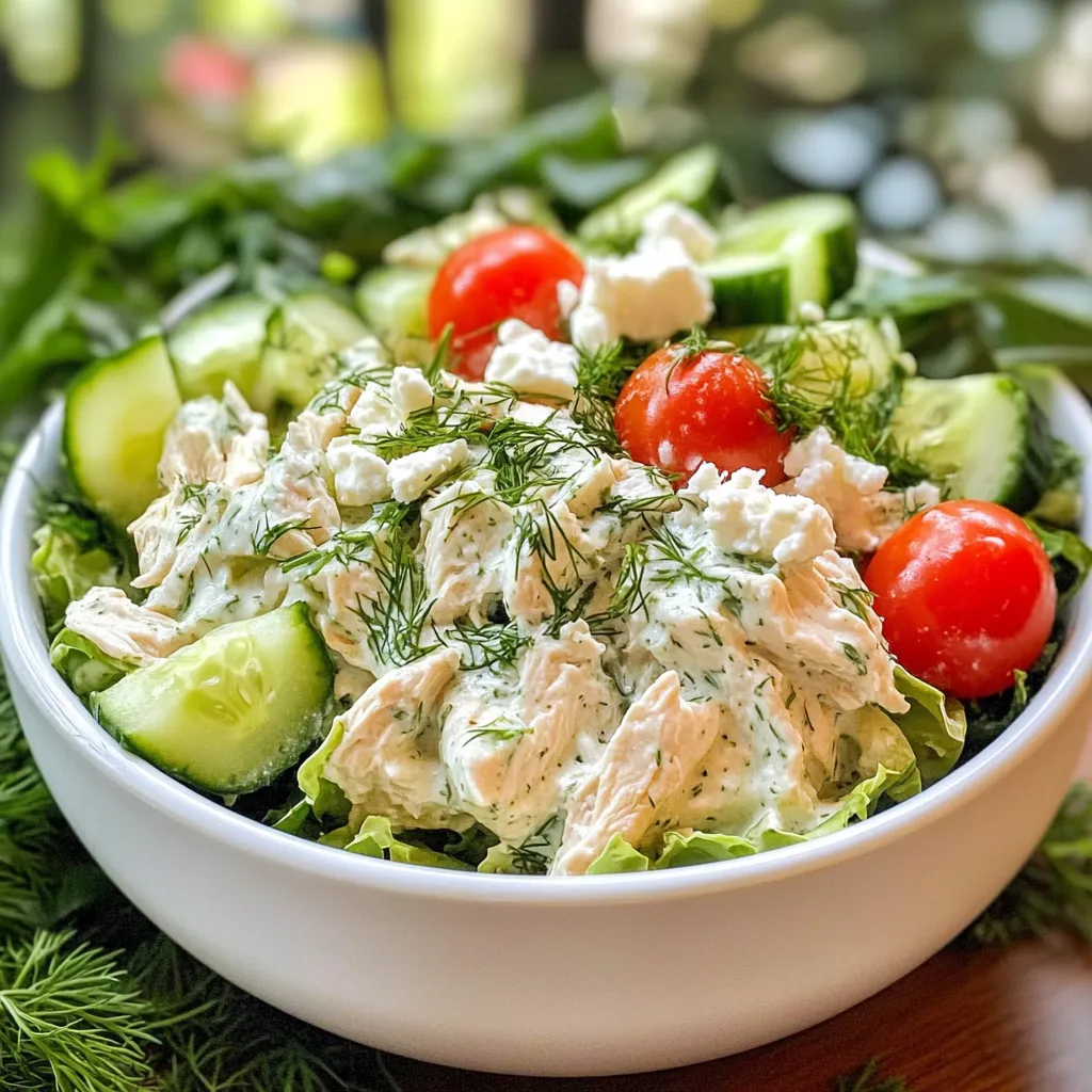 Tzatziki Chicken Salad Simple and Fresh Meal Idea