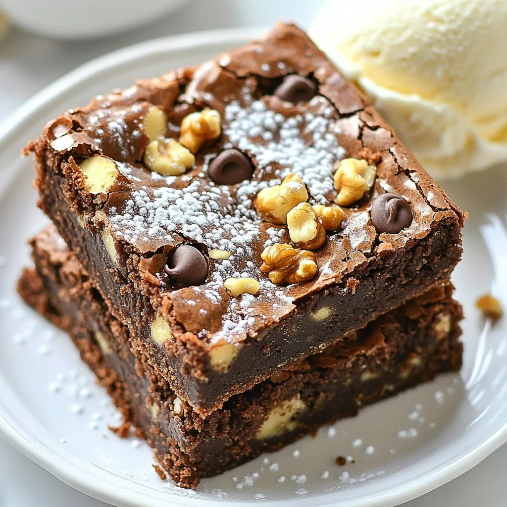 Gooey Gingerbread Brownies Delightful Holiday Treat