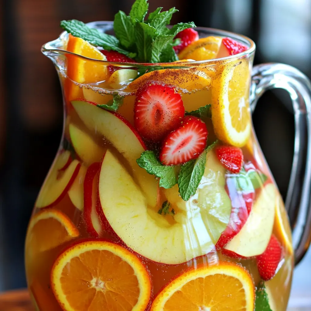 Apple Cider Sangria Refreshing Fall Favorite Drink