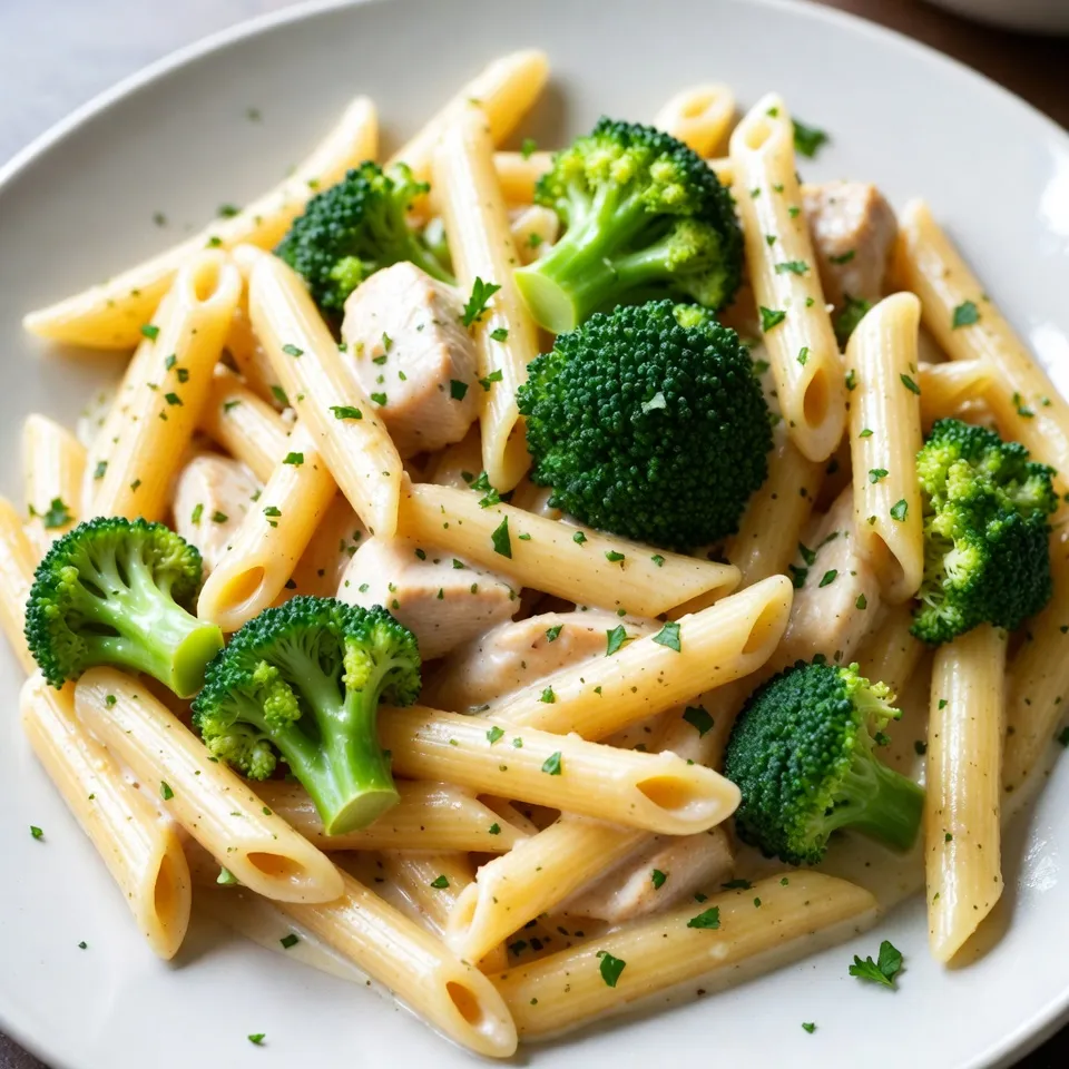 Chicken Broccoli Pasta Delightful Creamy Meal