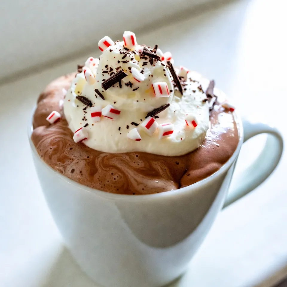 Peppermint Mocha Latte Rich and Smooth Holiday Drink