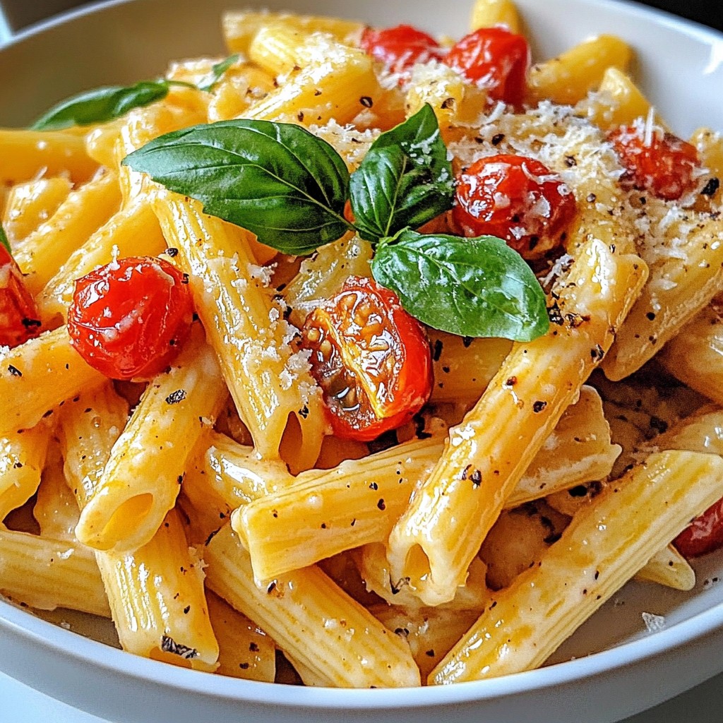 Creamy Tomato Basil Pasta Quick and Flavorful Recipe
