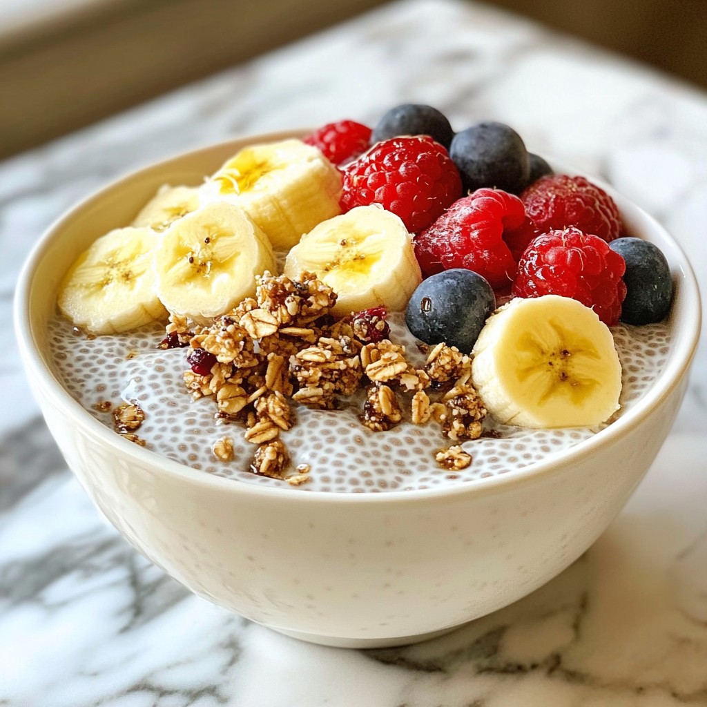 5-Ingredient Vanilla Chia Seed Pudding Delight