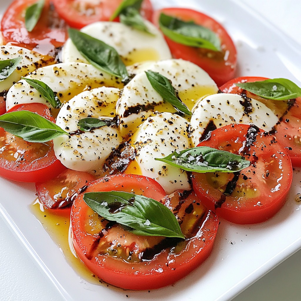 5-Ingredient Quick Caprese Salad Fresh and Easy Dish