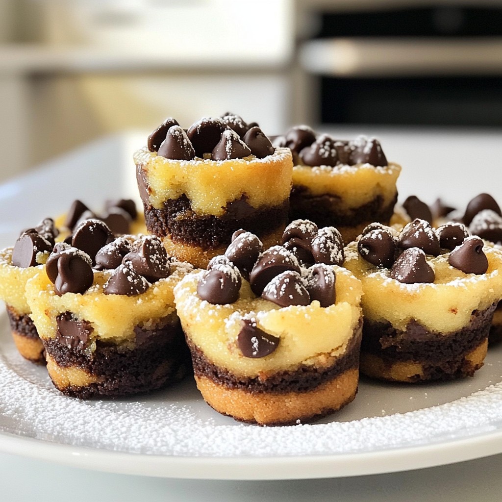 Cookie Dough Brownie Bites Irresistible Treat Recipe