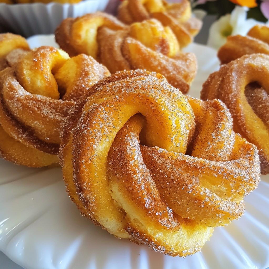 Churro Cruffins Tasty Treat for Sweet Lovers