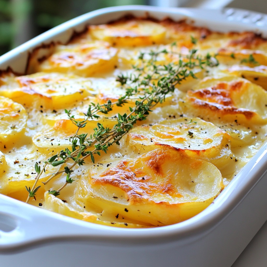 Classic Potatoes Au Gratin Irresistible and Cheesy Dish