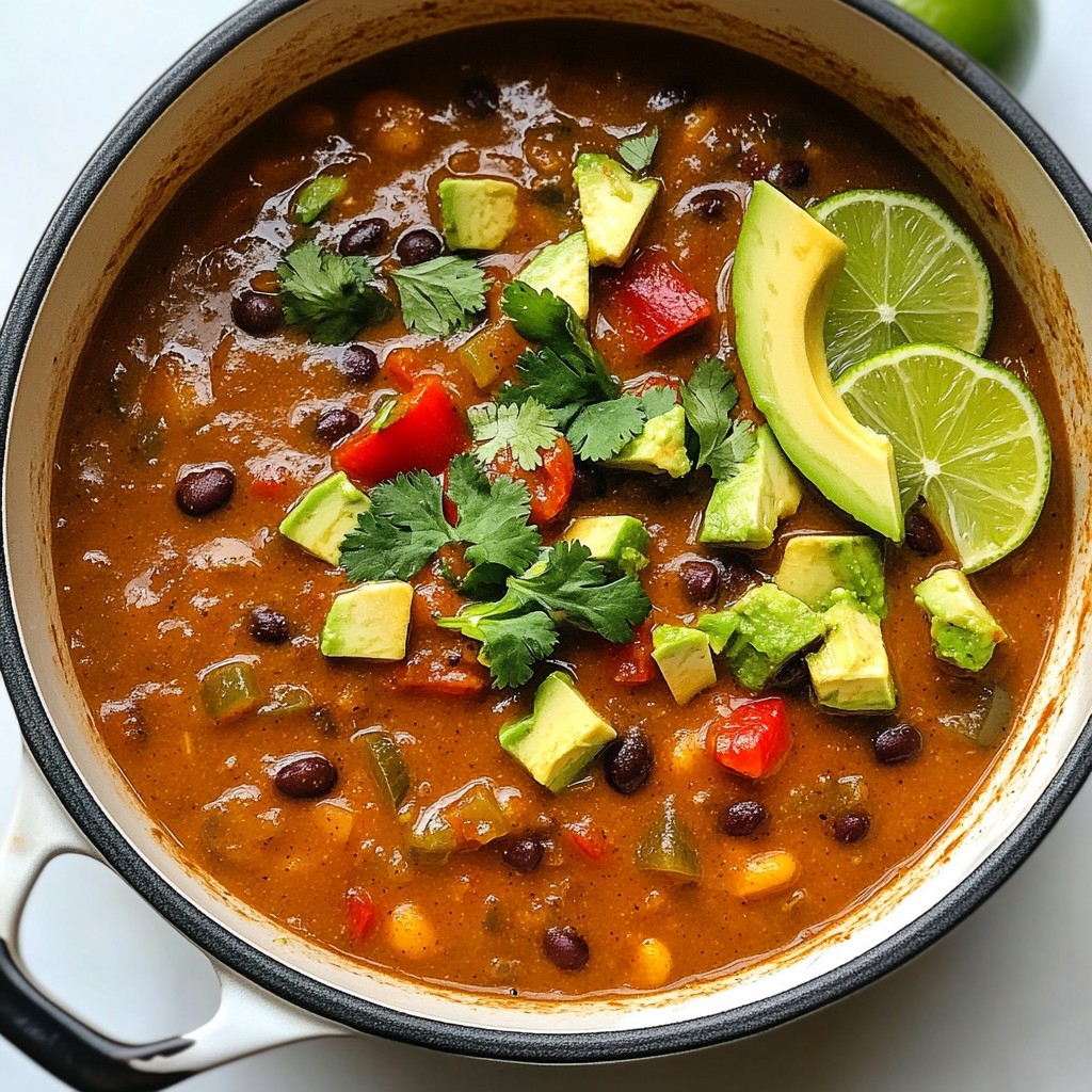 Spicy Black Bean Soup Flavorful and Simple Recipe