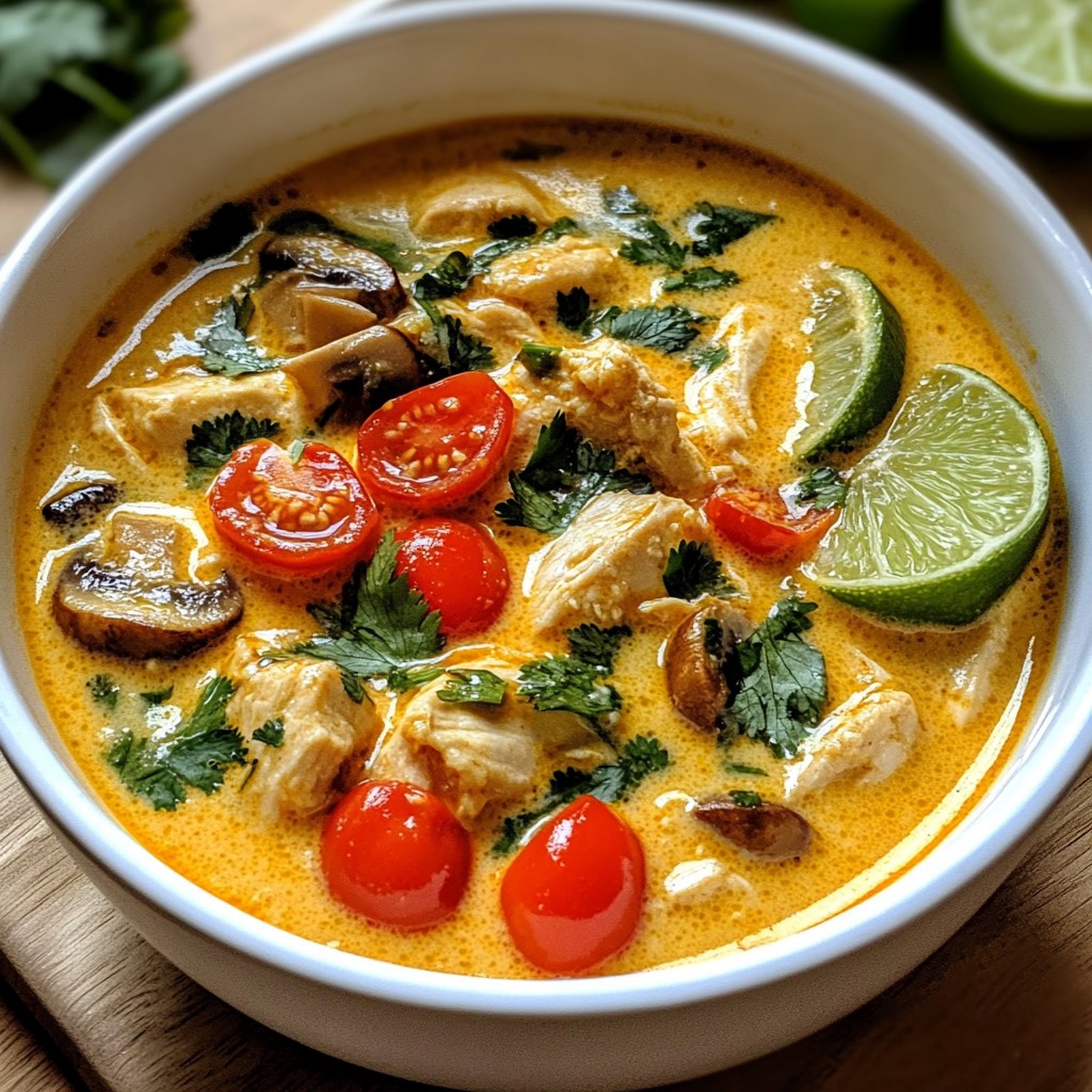 Northern Thai Coconut Soup Flavorful and Comforting Dish