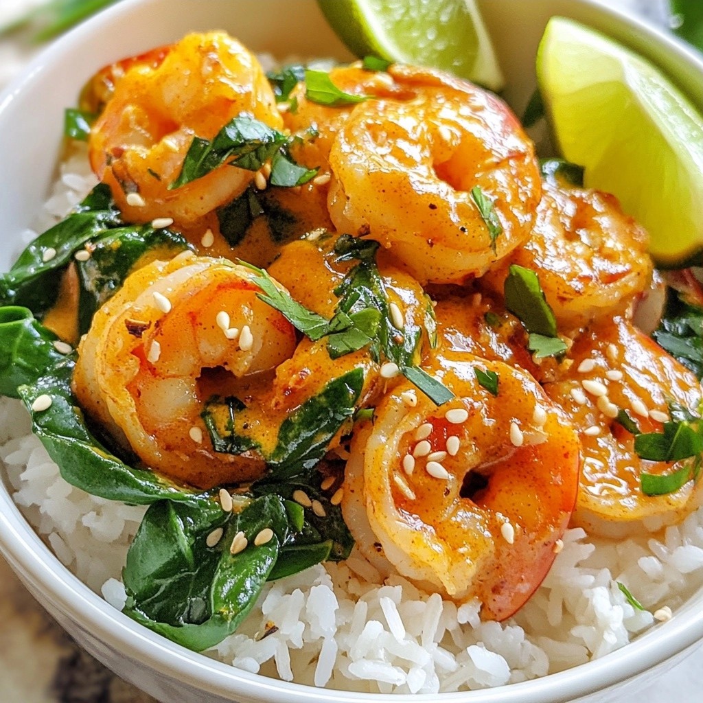 Savory 5-Ingredient Spicy Thai Shrimp Bowl Recipe