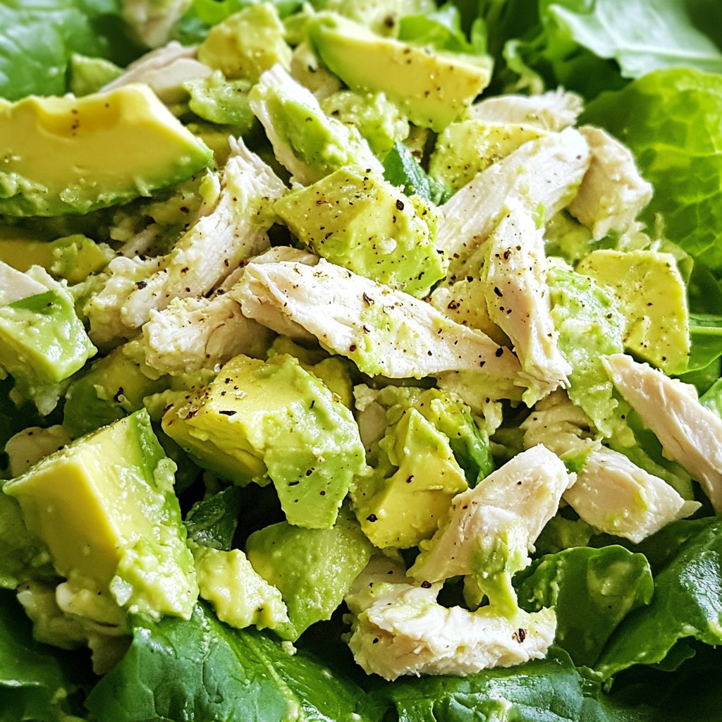 Speedy Avocado Chicken Salad Quick and Tasty Meal