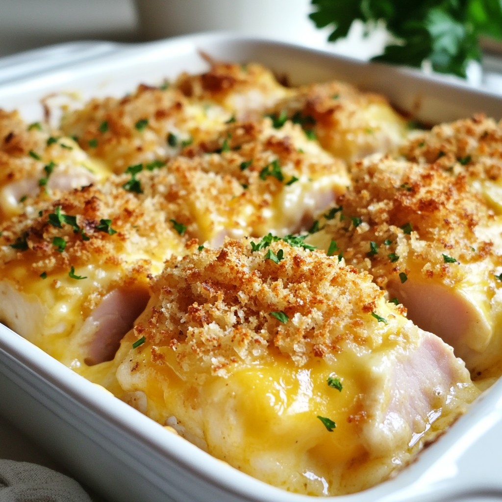 Chicken Cordon Bleu Bake Easy and Scrumptious Dish