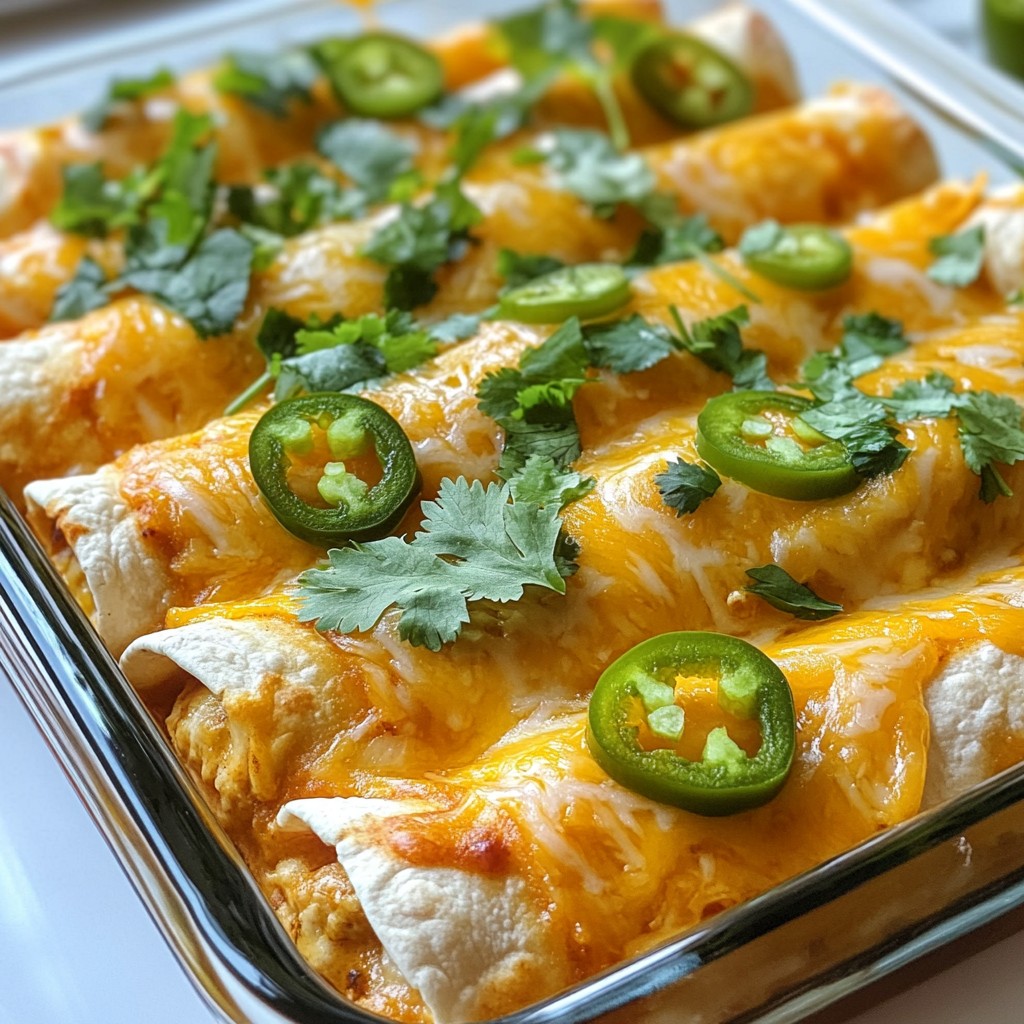 Jalapeño Popper Chicken Enchiladas Flavorful Delight