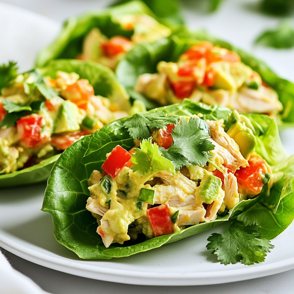 Avocado Chicken Salad Wraps Simple and Tasty Meal