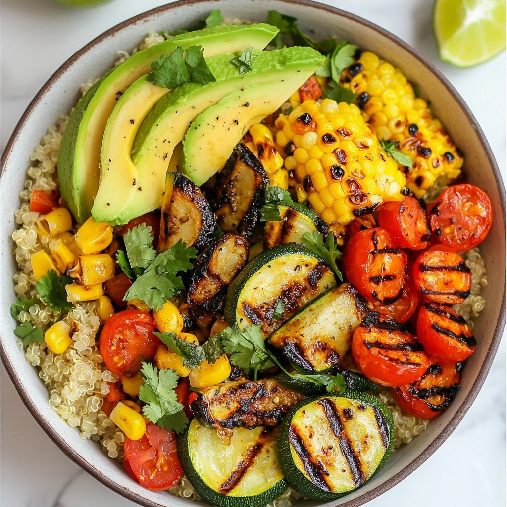 Fast Grilled Veggie and Quinoa Bowl Recipe Delight