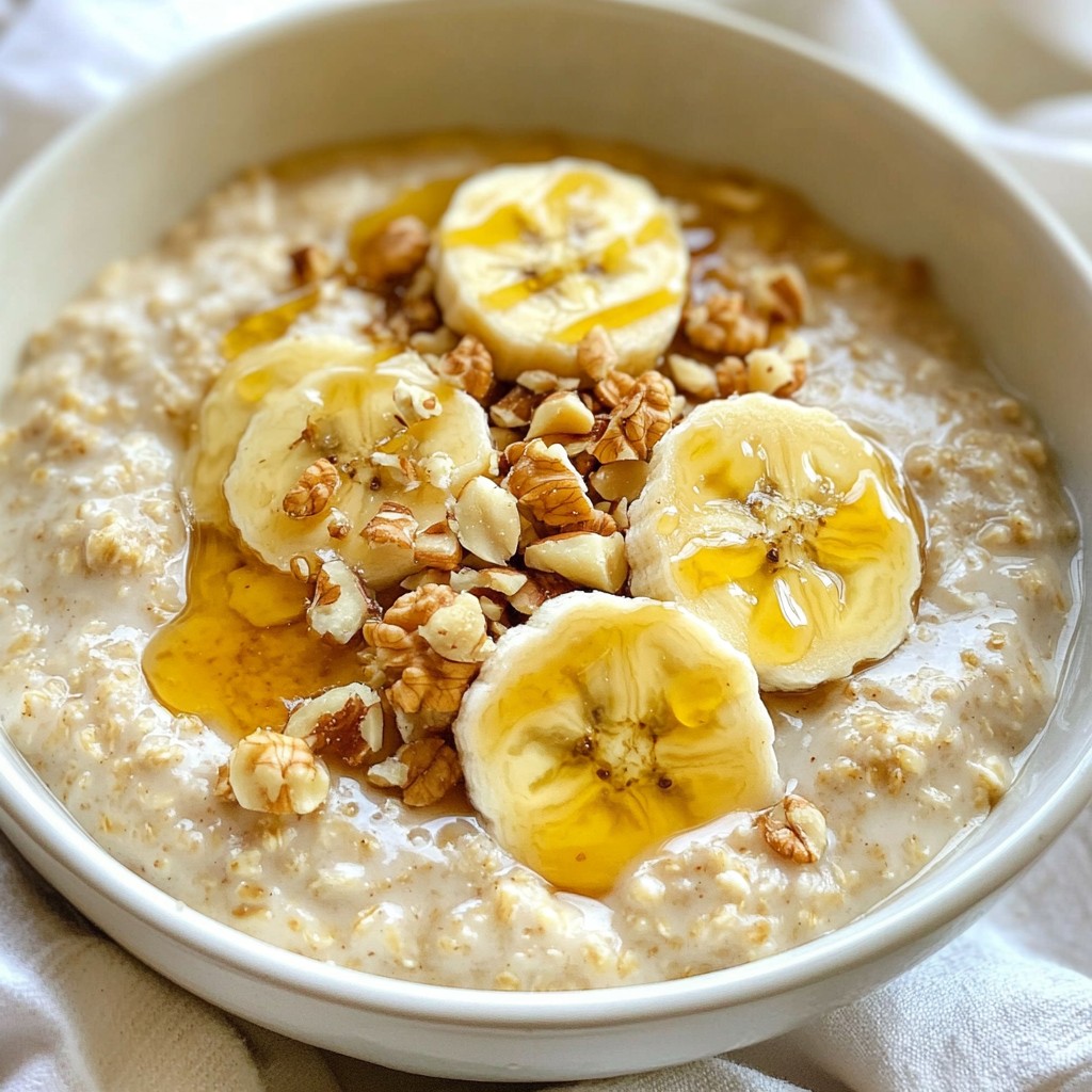 Speedy 15-Minute Banana Nut Oatmeal Delight