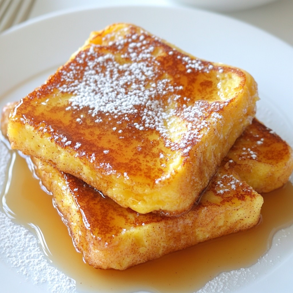Fluffy Quick Cinnamon French Toast Recipe Delight