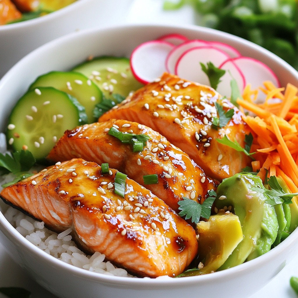 Crispy Salmon Rice Bowls Simple and Flavorful Meal