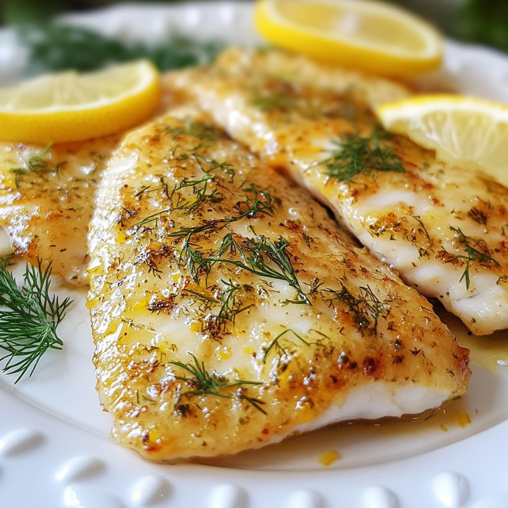 15-Minute Lemon Dill Baked Tilapia Quick and Easy Dish