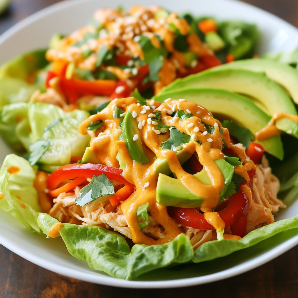 Thai Peanut Chicken Wraps Savory and Quick Meal