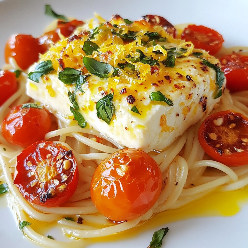 TikTok Baked Feta Pasta Flavorful and Easy Recipe