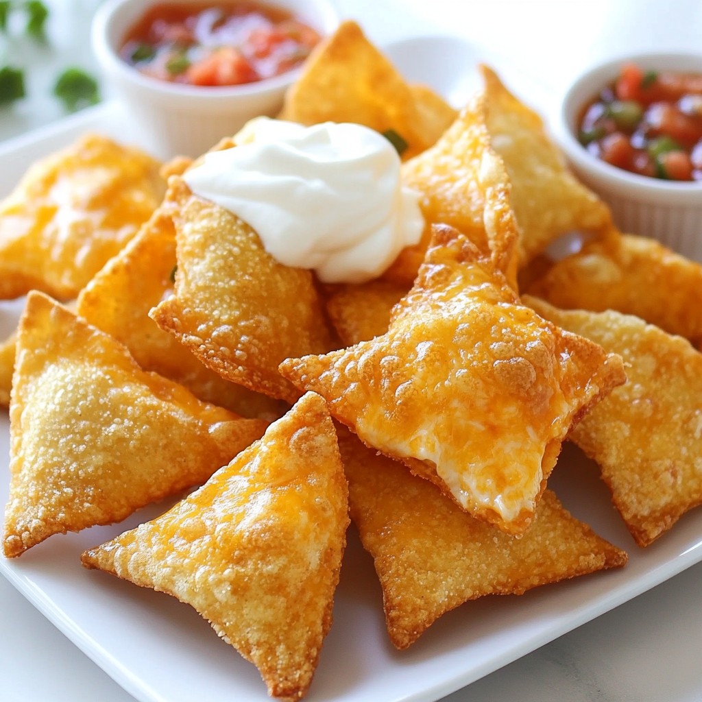 Fried Cheese Stuffed Doritos Crunchy Snack Delight