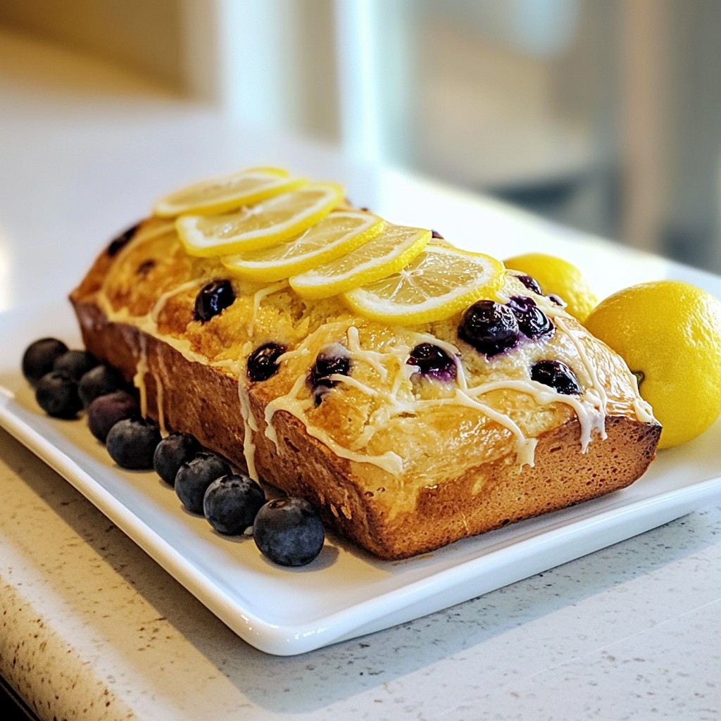 Lemon Blueberry Sourdough Bread Flavorful Delight