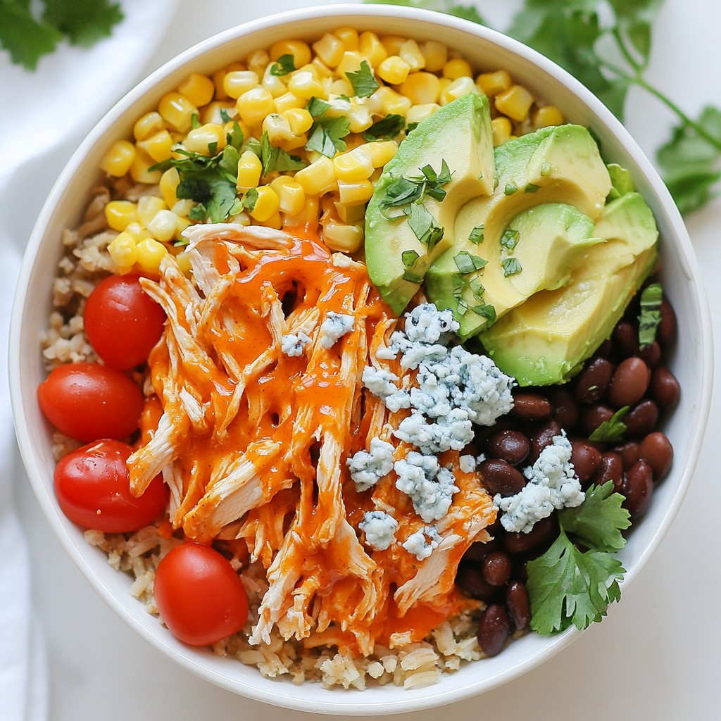 Buffalo Chicken Bowl Flavorful and Easy Meal Idea