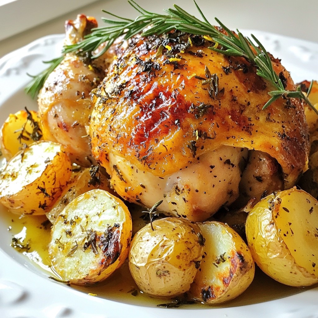 Lemon Herb Roast Chicken Savory and Simple Delight