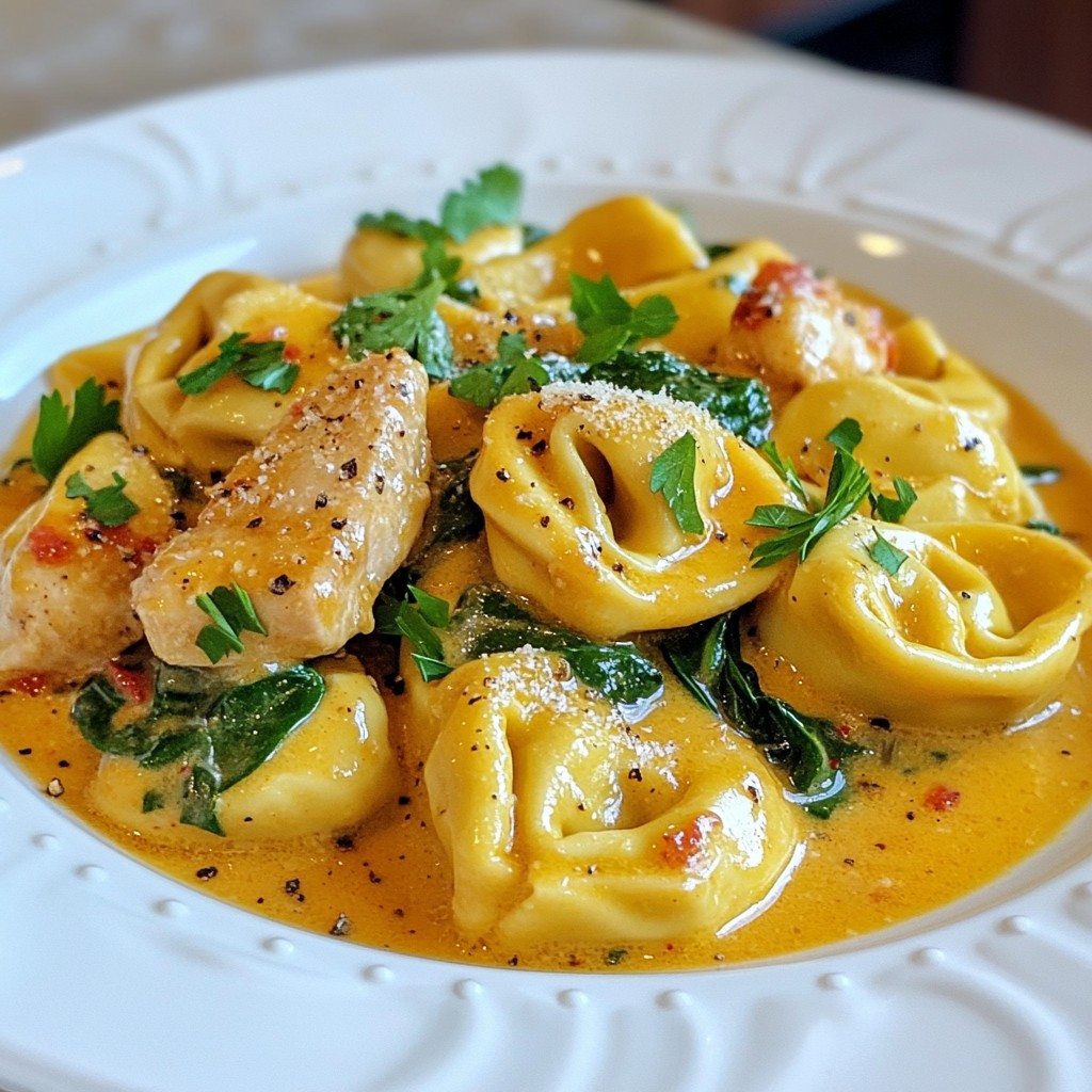 Cowboy Butter Chicken Tortellini Creamy Delight Recipe