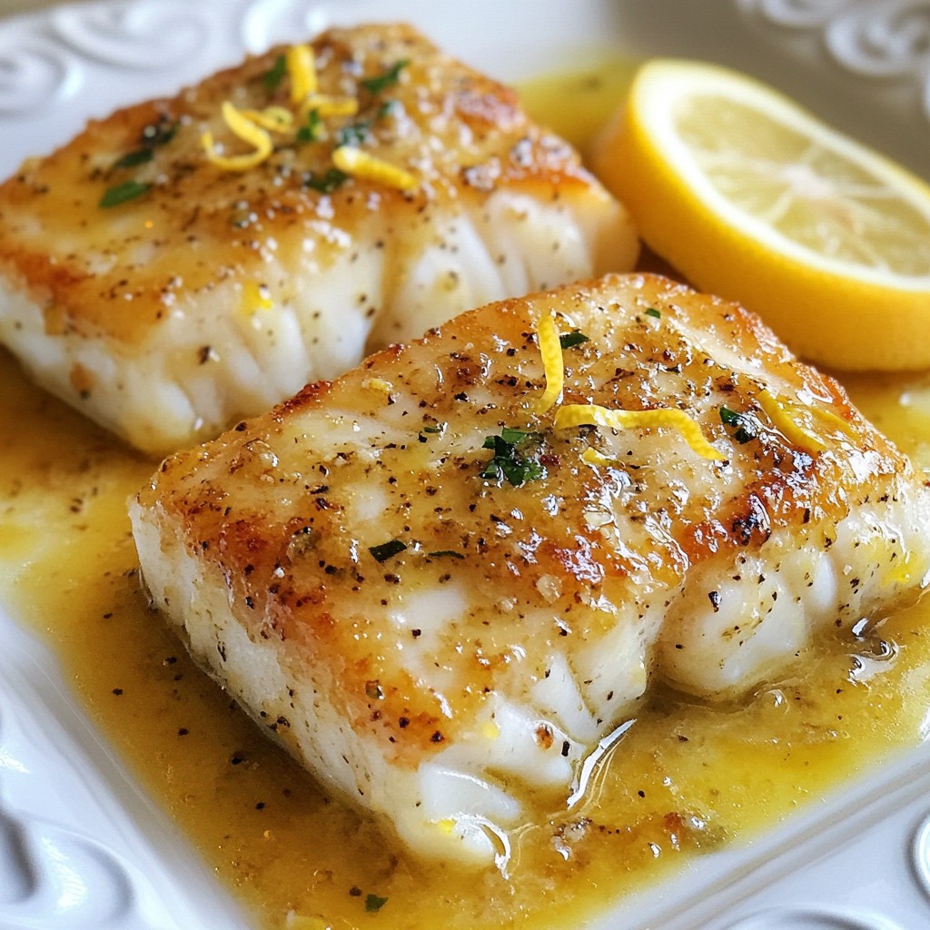 5-Ingredient Quick Lemon Butter Cod Recipe Delight
