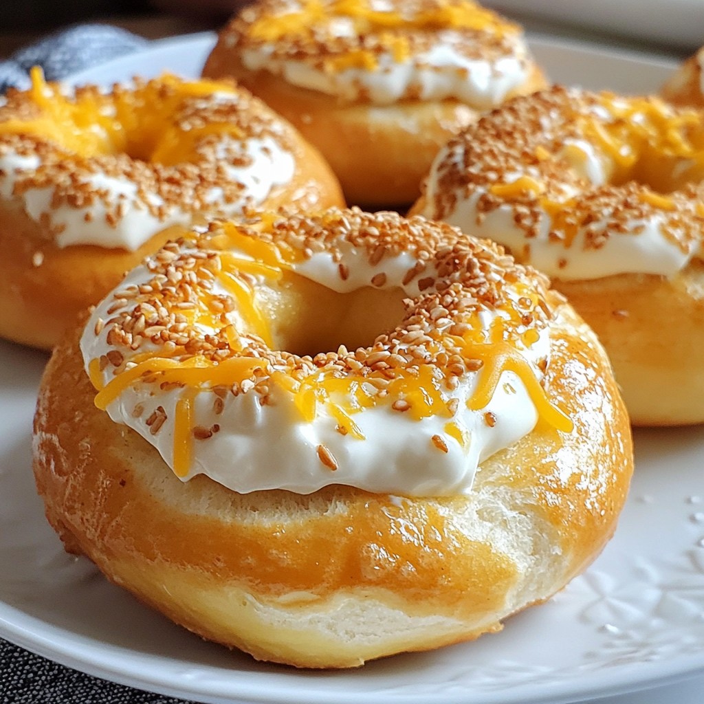 Cheddar Cream Bagels Tasty and Simple to Make