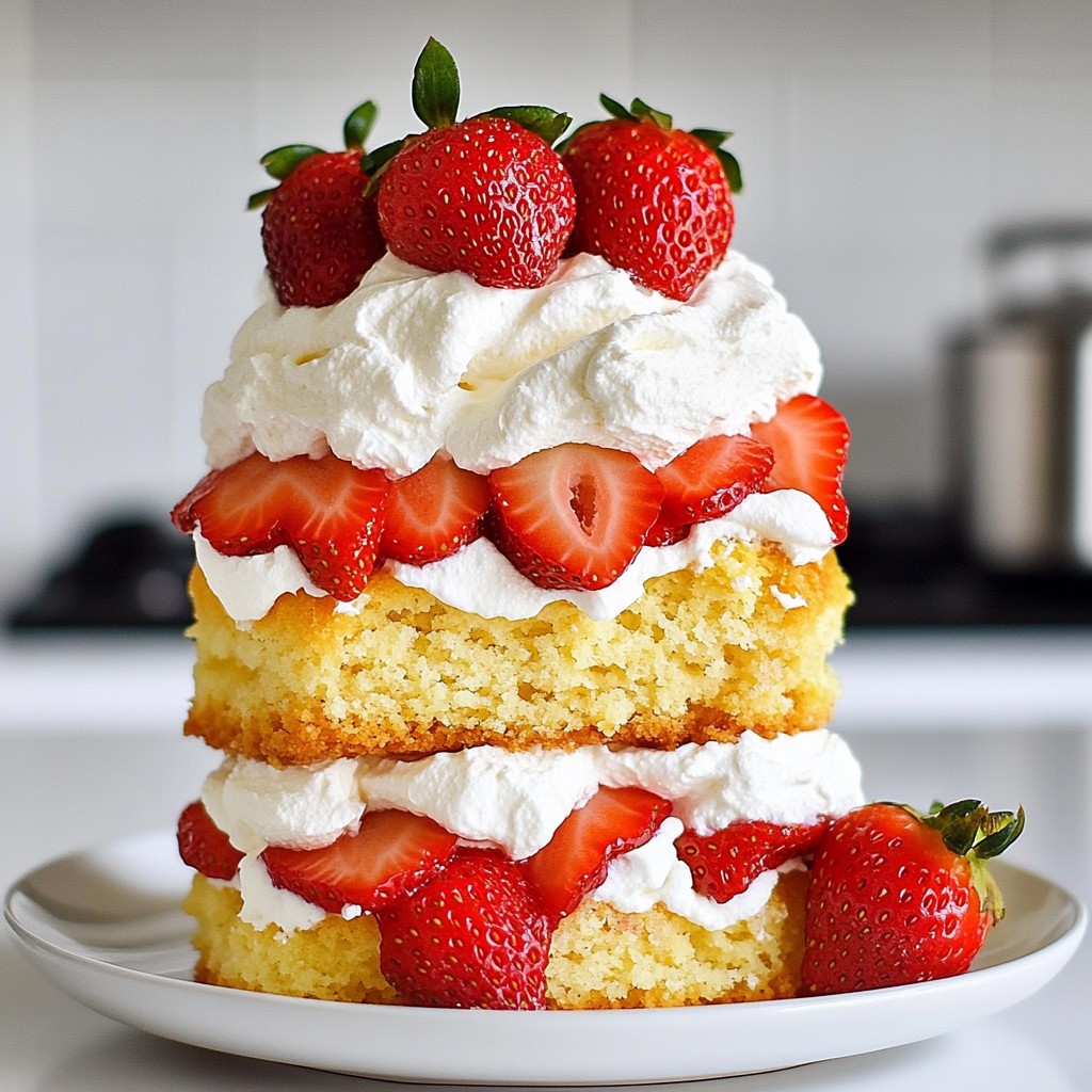 Strawberry Shortcake Cake Delightful and Simple Treat