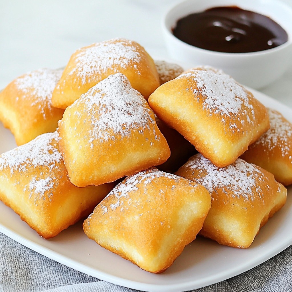Vanilla French Beignets Tasty and Simple Treat