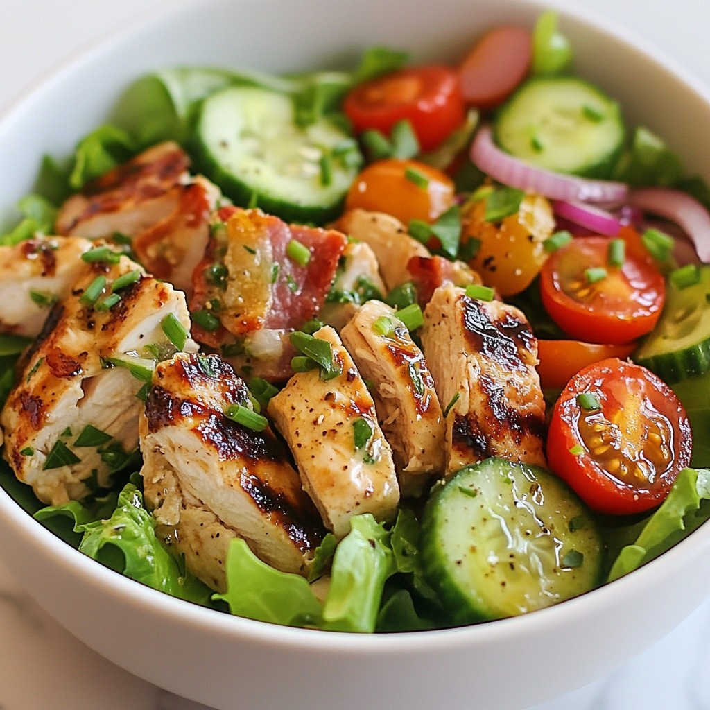 Savory BLT Chicken Salad Easy and Flavorful Recipe