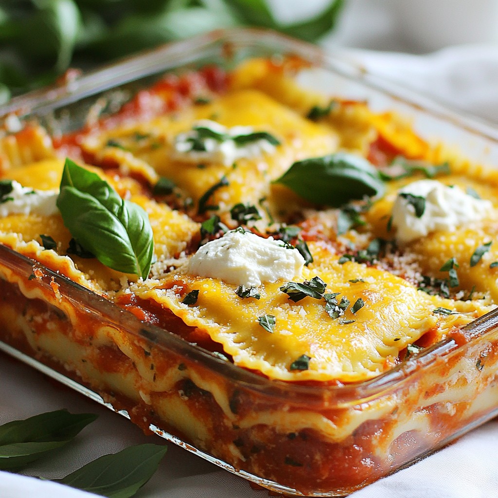 Cheesy Baked Ravioli Comforting and Easy Weeknight Meal