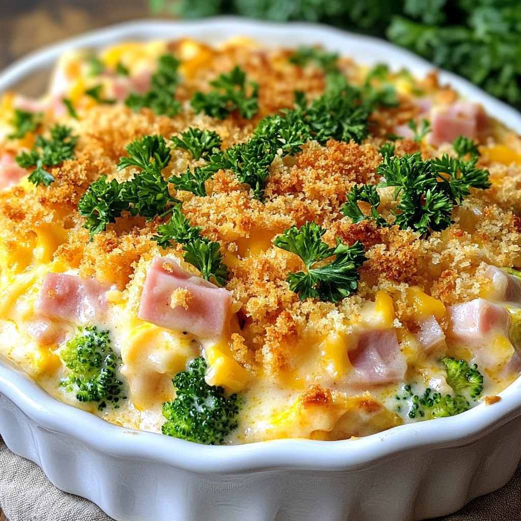 Chicken Cordon Bleu Casserole Easy and Flavorful Dish