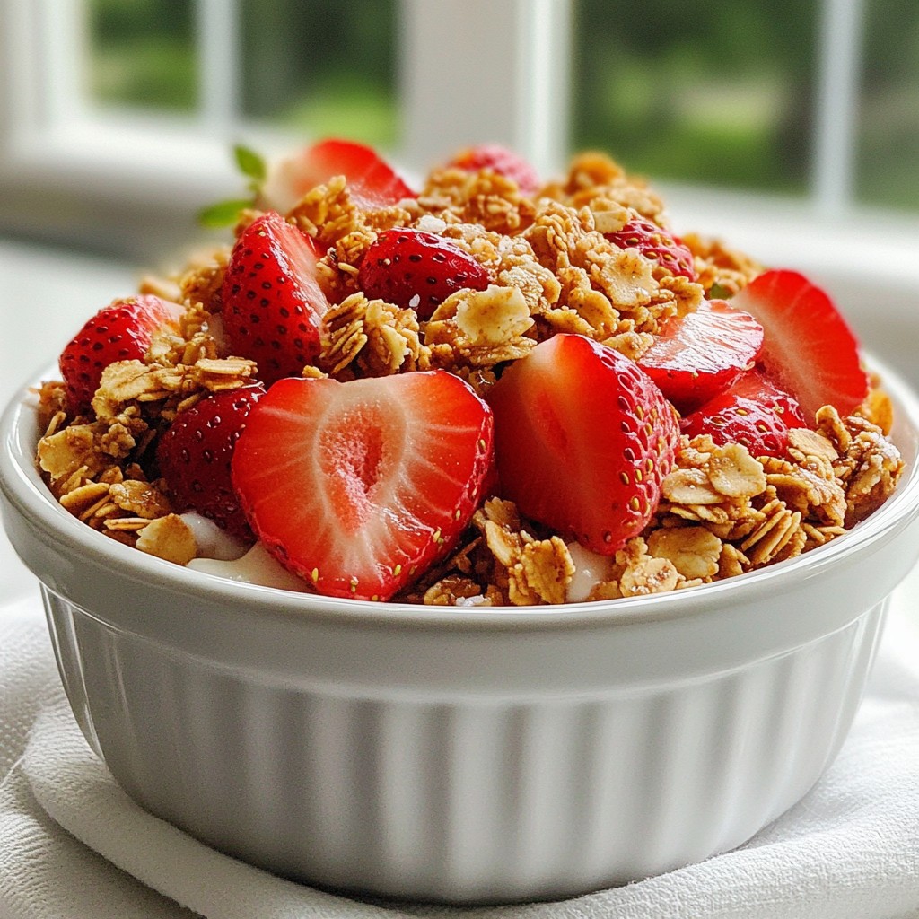 Strawberry Crunch Topping Simple and Tasty Recipe