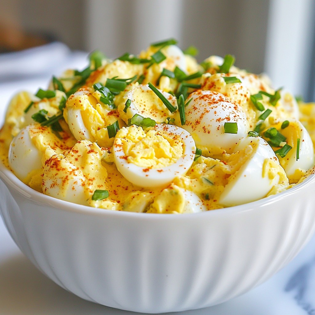 Keto Deviled Egg Salad Healthy and Flavorful Dish