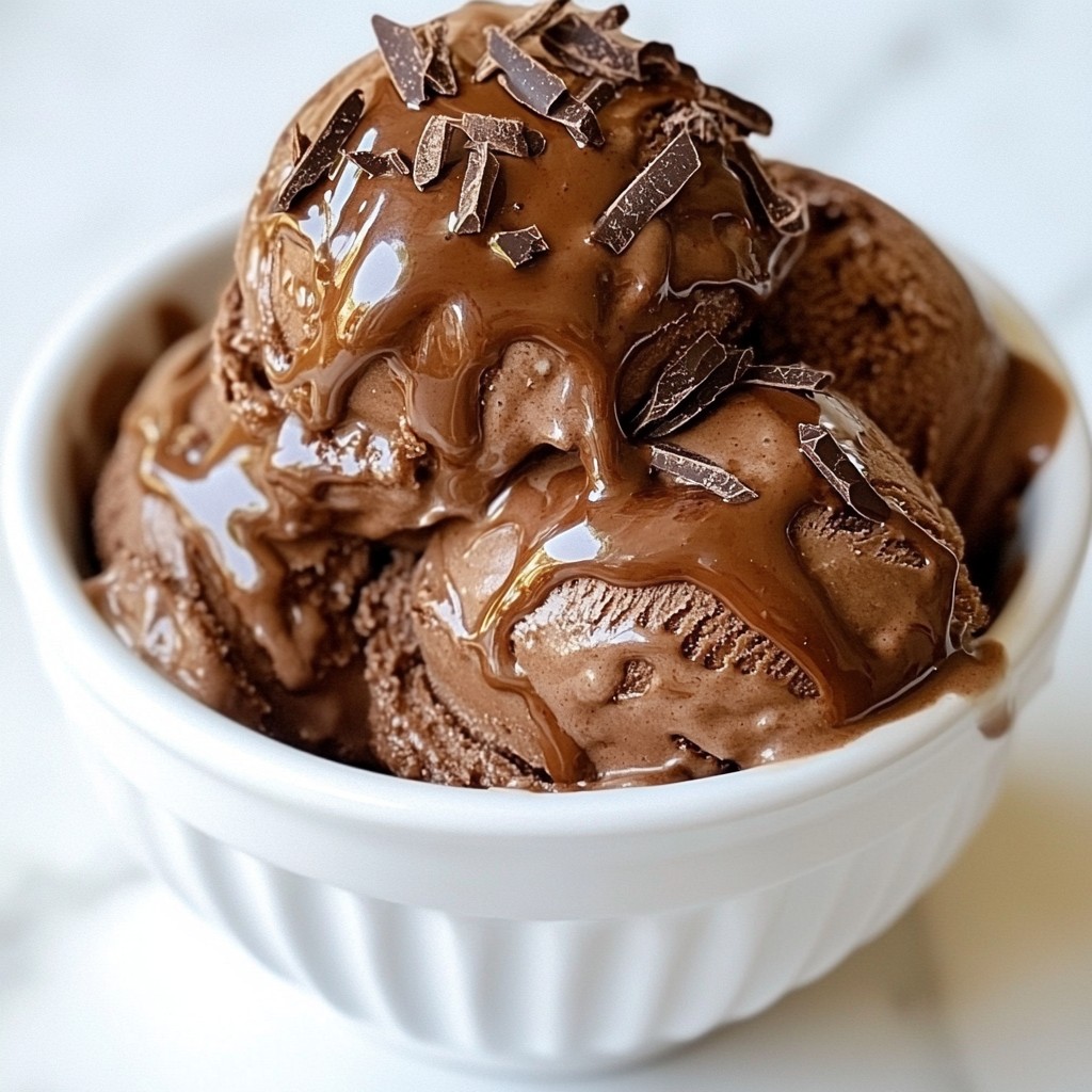 Ultra Creamy Chocolate Ice Cream Delightful Dessert