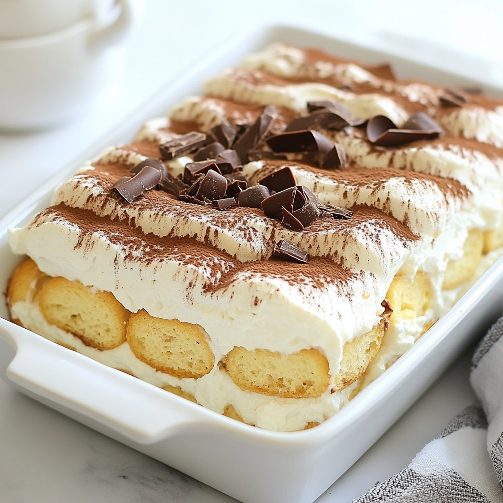 Easy Cottage Cheese Tiramisu Irresistible Dessert Treat