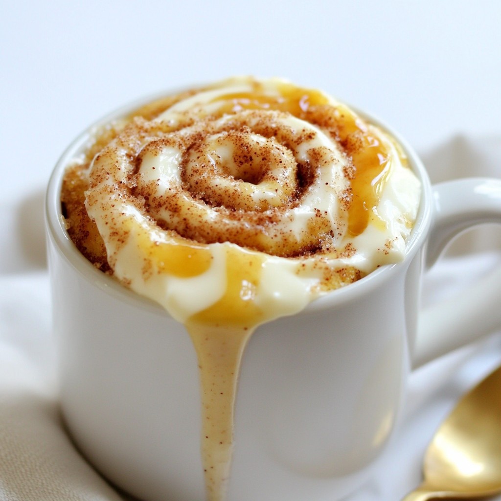 Cinnamon Roll Mug Cake Simple and Quick Dessert