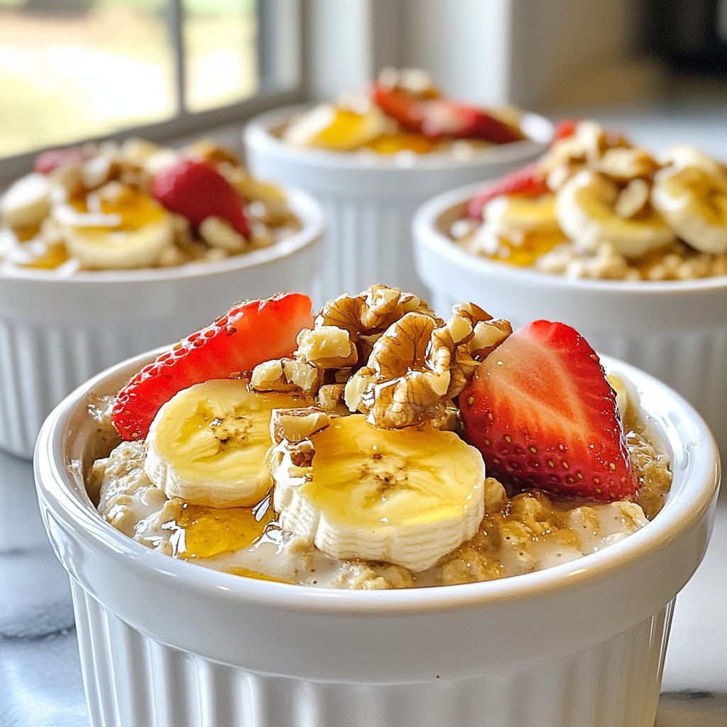 Baked Protein Pancake Bowls Easy and Nutritious Delight