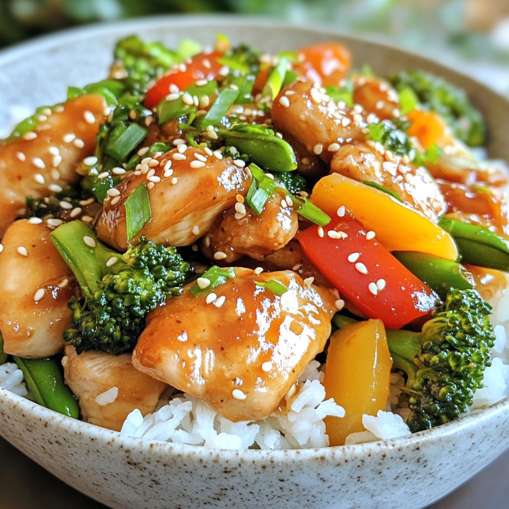 Honey Soy Garlic Chicken Stir-Fry Flavorful Delight