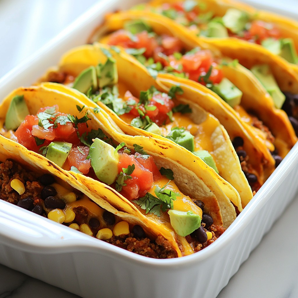 Oven Baked Tacos Flavorful and Easy Meal Idea