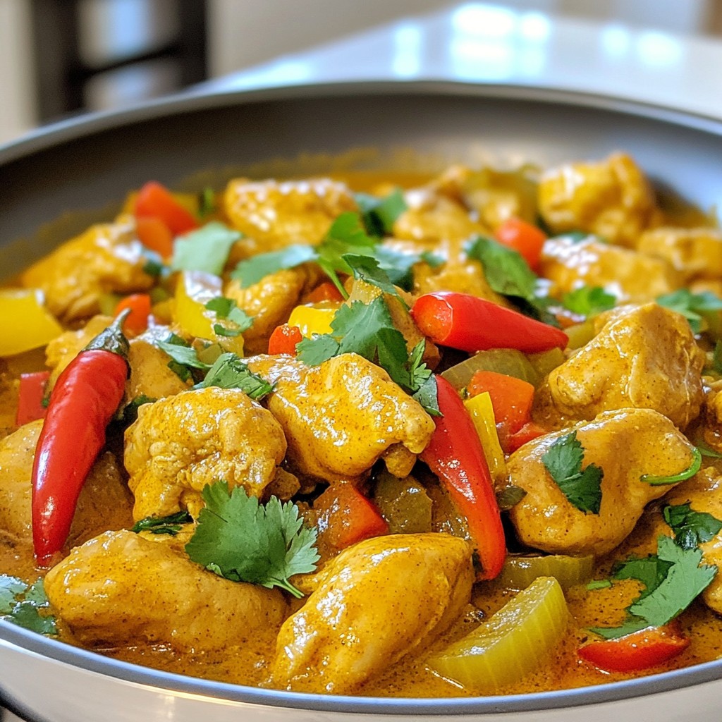 Authentic Jamaican Curry Chicken Flavorful Delight